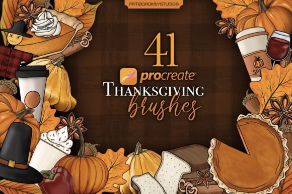 Procreate Thanksgiving Brushes
