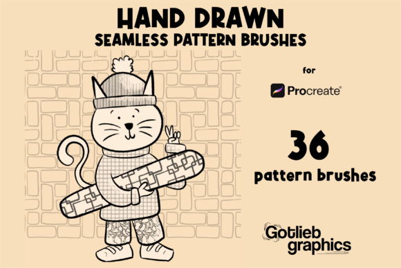 Seamless Pattern Procreate Brushes