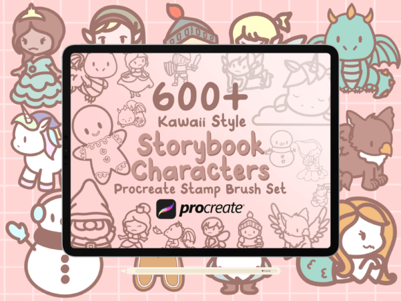 600+ Storybook Character Stamp Brushes