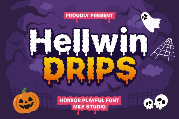Hellwin Drips Font