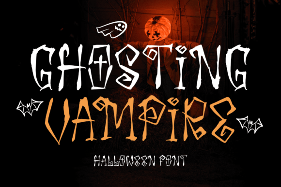 Ghosting Vampire Font