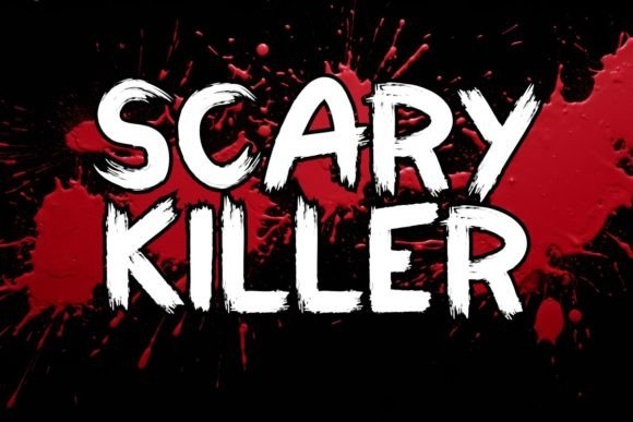 Scary Killer Font