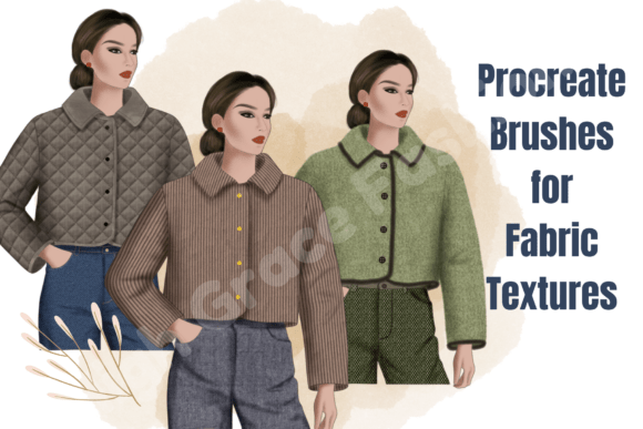 13 Fabric Texture Brushes for Procreate