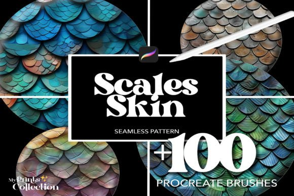 100+ Procreate Skin Scales Brushes