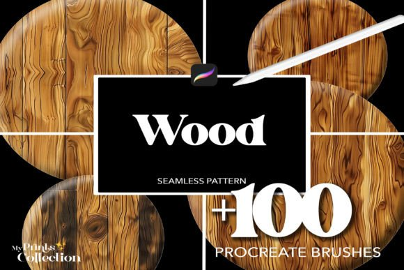 100+ Procreate Wood Brushes