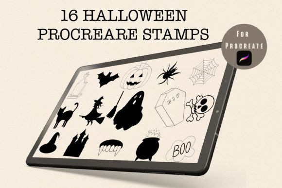 Halloween Procreate Stamps