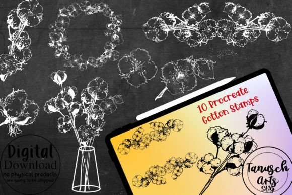 32 Procreate Brush Stamps for Amazing Creations