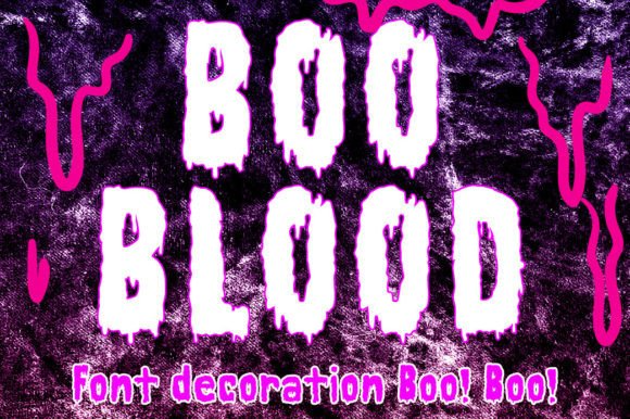 Boo Blood Font