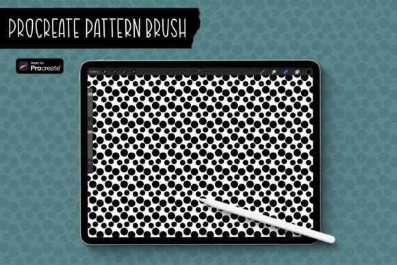 Polka Dot Procreate Repeat Pattern Brush