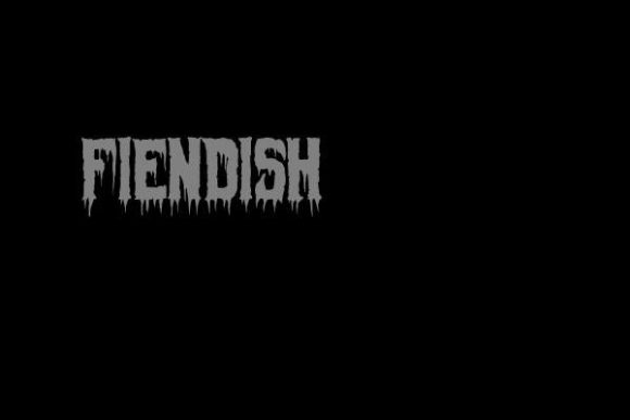 Fiendish Font