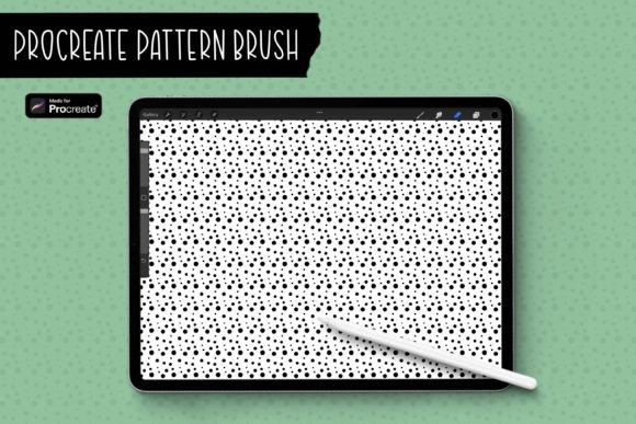 Polka Dot Procreate Repeat Pattern Brush