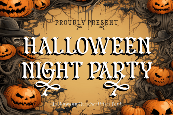 Halloween Night Party Font