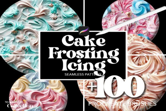 100+ Procreate Cake Frosting Icing Brush