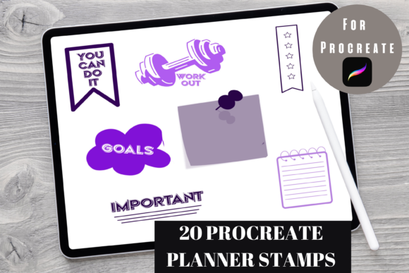 Procreate Planner Stamps