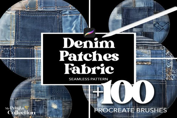 100+ Procreate Denim Patches Brushes