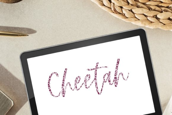 Cheetah Procreate Lettering Brush