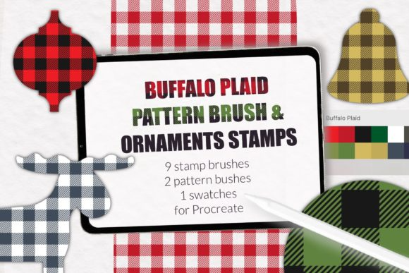 Buffalo Plaid Christmas Procreate