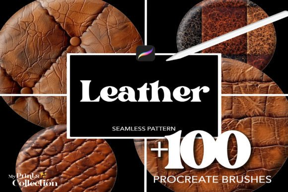 100+ Procreate Leather Brushes