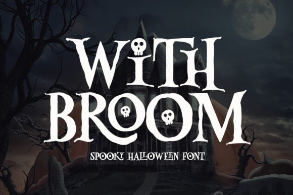 With Broom Font
