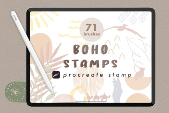 Boho Procreate Stamp Brush
