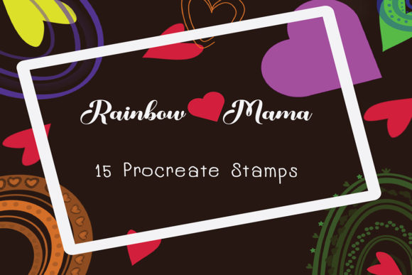 Procreate Brush Stamp Rainbow