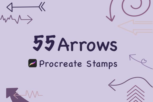 Arrows Procreate Brush Stamp