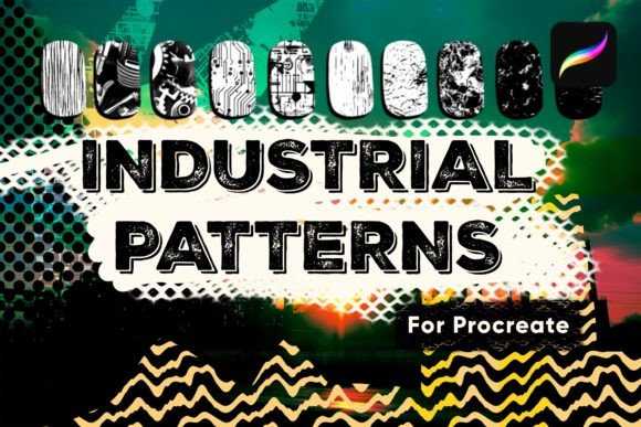 Urban Industrial Pattern Brushes