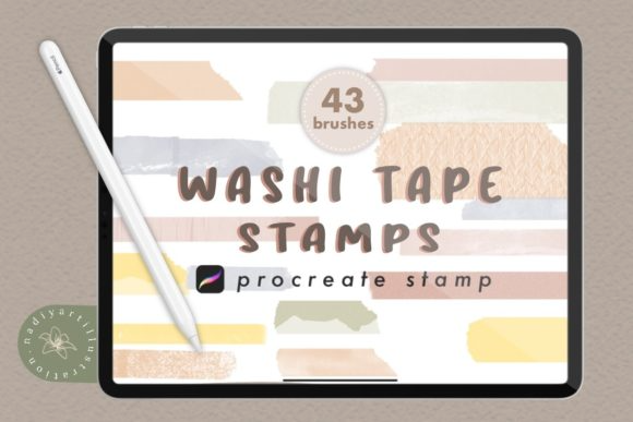 Washi Tape Procreate Stamp Brush