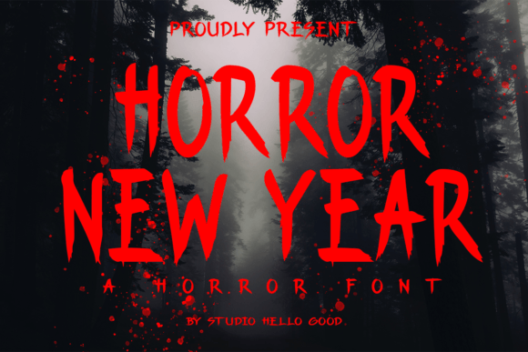 Horror New Year Font