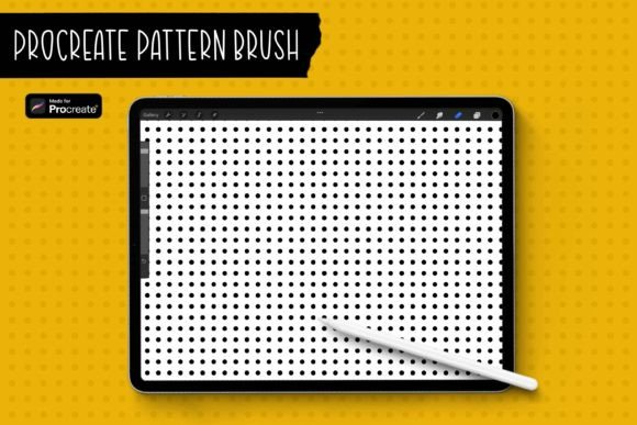 Polka Dot Procreate Repeat Pattern Brush