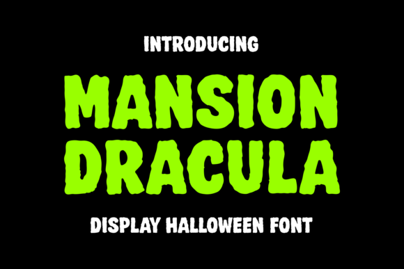 Mansion Dracula Font