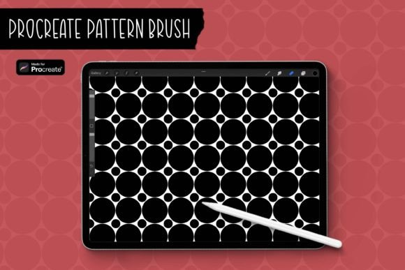 Polka Dot Procreate Repeat Pattern Brush