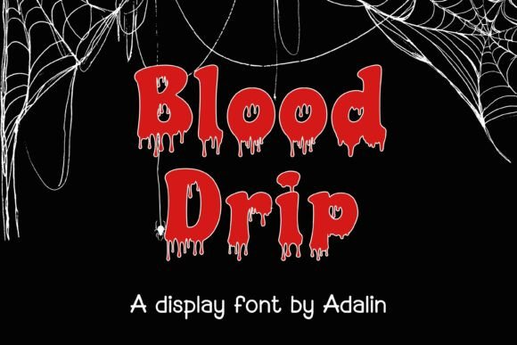 Blood Drip Font