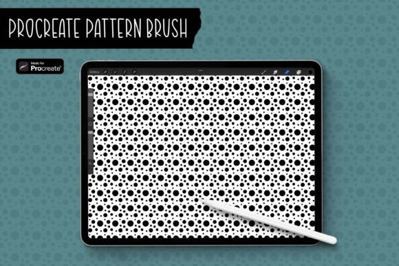 Polka Dot Procreate Repeat Pattern Brush