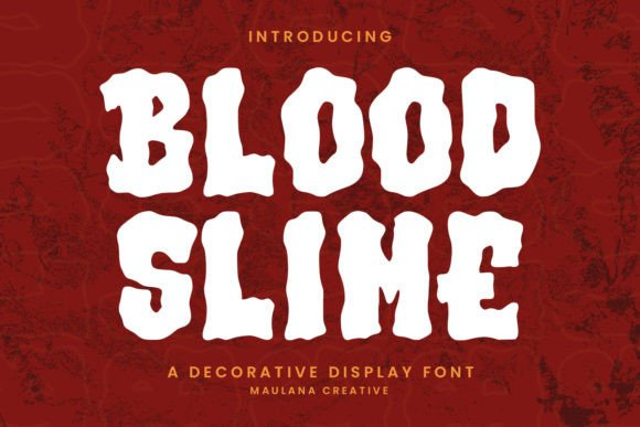 Blood Slime Font