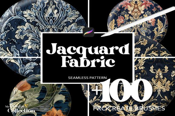 100+ Procreate Jacquard Fabric Brushes