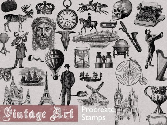 Procreate Vintage Tattoo Art Realistic