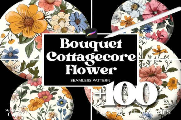 100+ Procreate Bouquet Cottagecor Flower