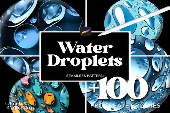 100+ Procreate Water Droplets Brushes