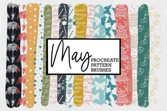 Floral Procreate Pattern Brushes | Weddi