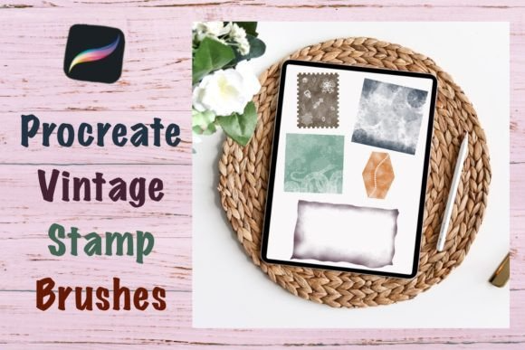 Procreate Vintage Stamp Brushes