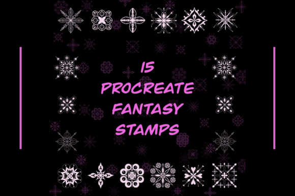 Procreate Fantasy Stamp Brushes