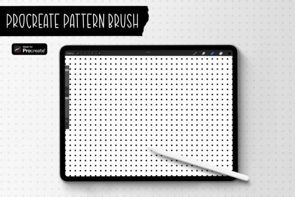Polka Dot Procreate Repeat Pattern Brush