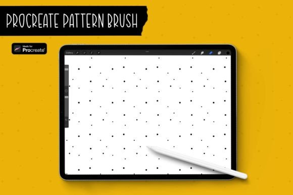 Polka Dot Procreate Repeat Pattern Brush
