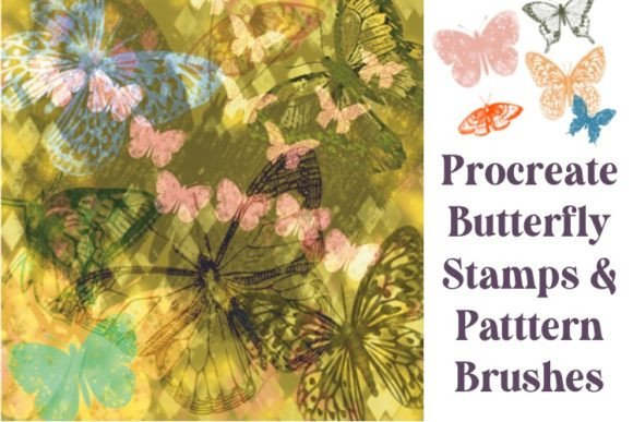 Procreate Butterfly Stamp Brushes