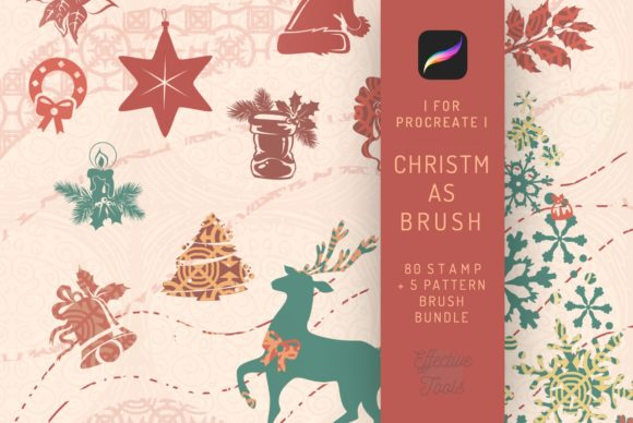 85 Procreate Christmas Brushes