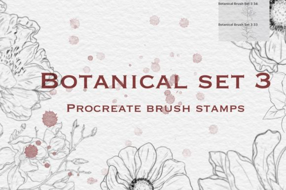 Botanical Brush Stamp Set 2