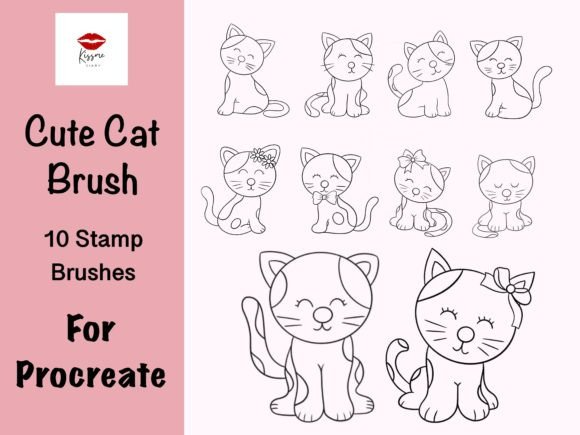 41 Procreate Stamp Brushes for Creative Artists