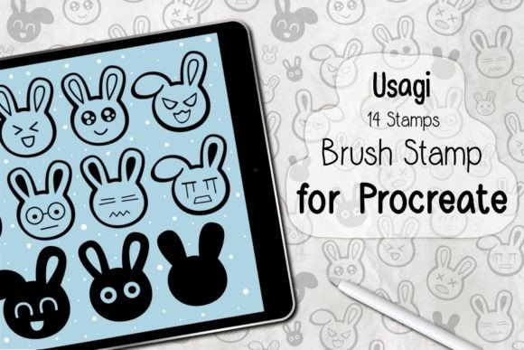 Usagi ‪Procreate Brush Stamp‬