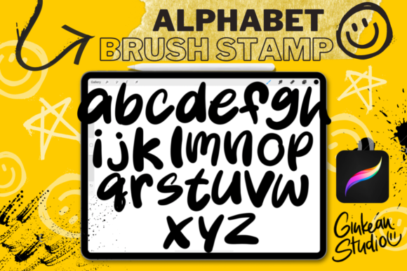 Graffiti Brush Stamp, Procreate Brushes,